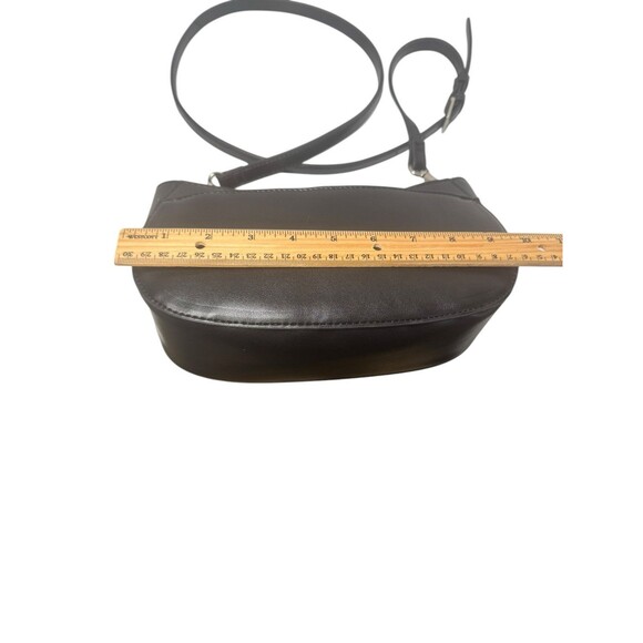 French Connection Maud  Baguette Shoulder Bag Chain Crossbody Vegan Faux Leather - Picture 14 of 16